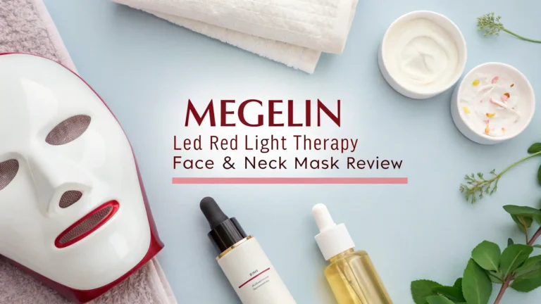MEGELIN LED Red Light Therapy Face & Neck Mask Review: Step-by-Step Guide