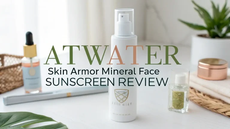 ATWATER Skin Armor Mineral Face Sunscreen Review 2026