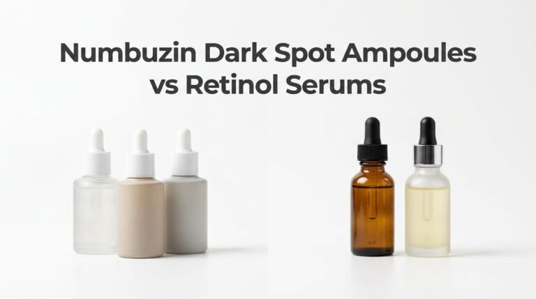 Numbuzin Dark Spot Ampoules vs Retinol Serums