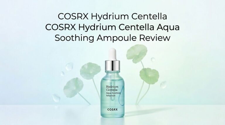 COSRX Hydrium Centella Aqua Soothing Ampoule Review 2026