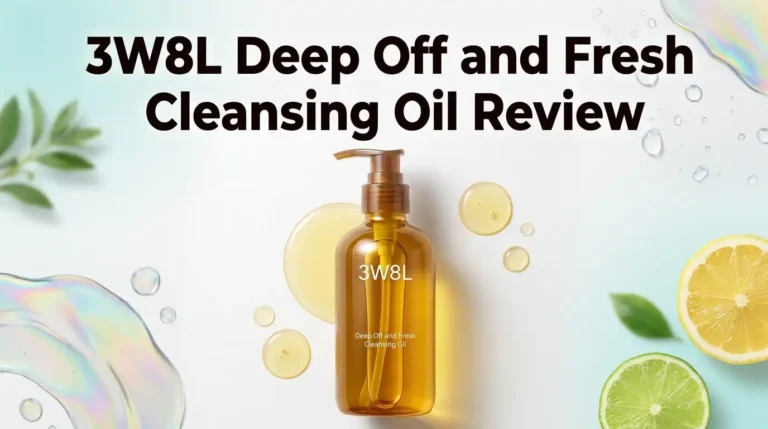 3W8L Deep Off & Fresh Cleansing Oil Review: Worth Buying?