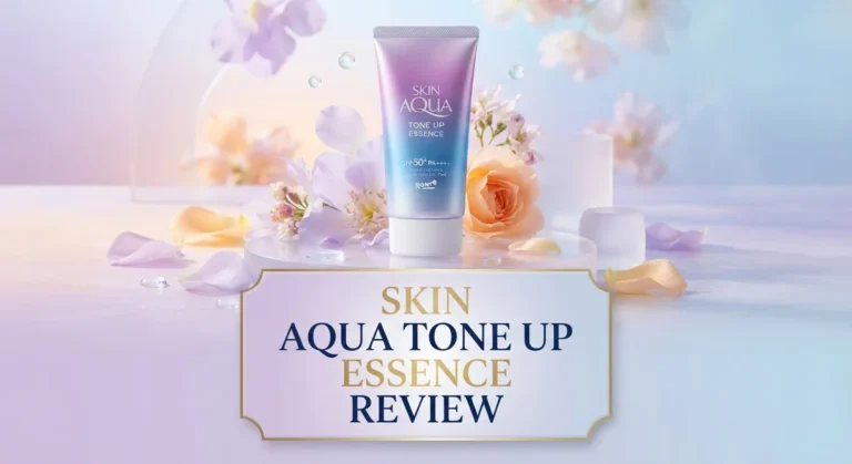 Skin Aqua Tone Up UV Essence Review: SPF50+ Tinted Sunscreen